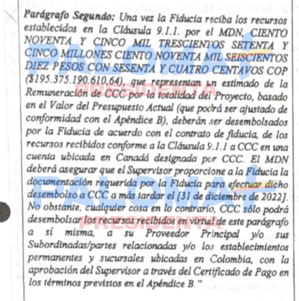 Paloma Valencia reveló documentos que soportan su denuncia.