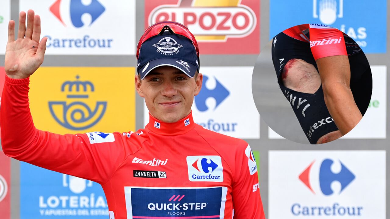 El líder de la Vuelta a España sufrió un traspié en la jornada 12.