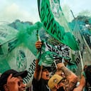 Hinchada de Atlético Nacional