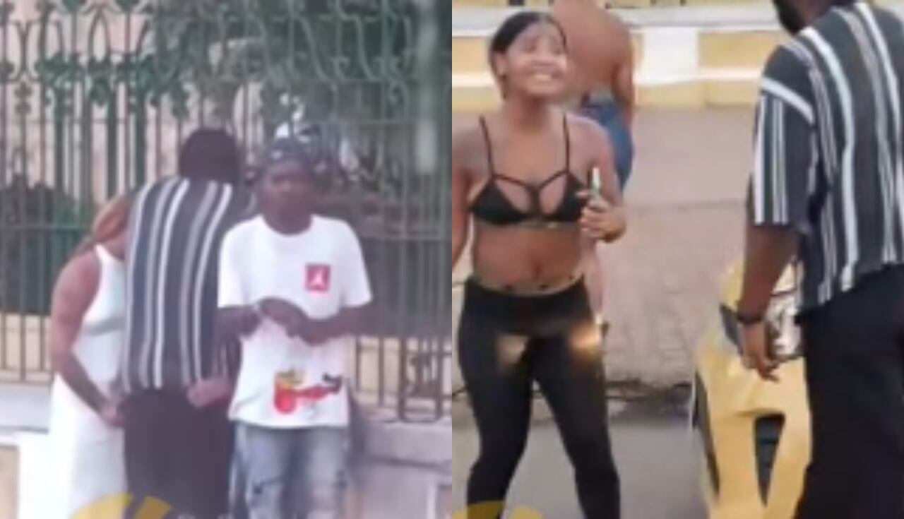 En los videos se aprecia que las tres personas estaban ingiriendo bebidas alcohólicas al momento del hurto.