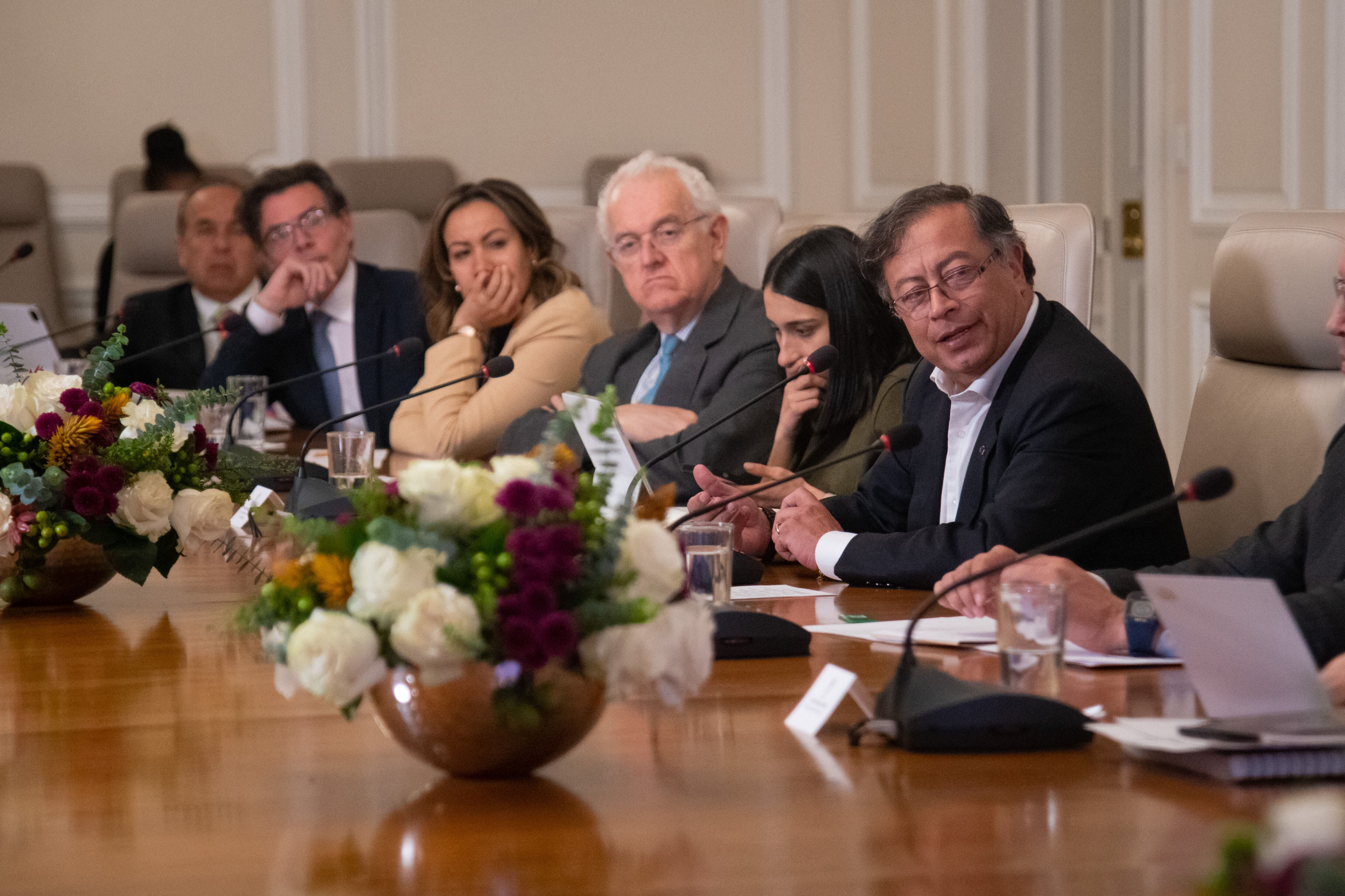 Consejo de Ministros Presidente Gustavo Petro