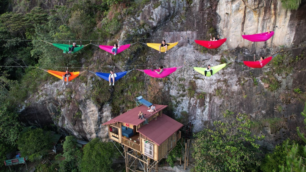 La casa en el aire de Abejorral, Antioquia.