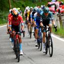 Santiago Buitrago en la cabeza del lote de escapados en la etapa 12 del Giro de Italia