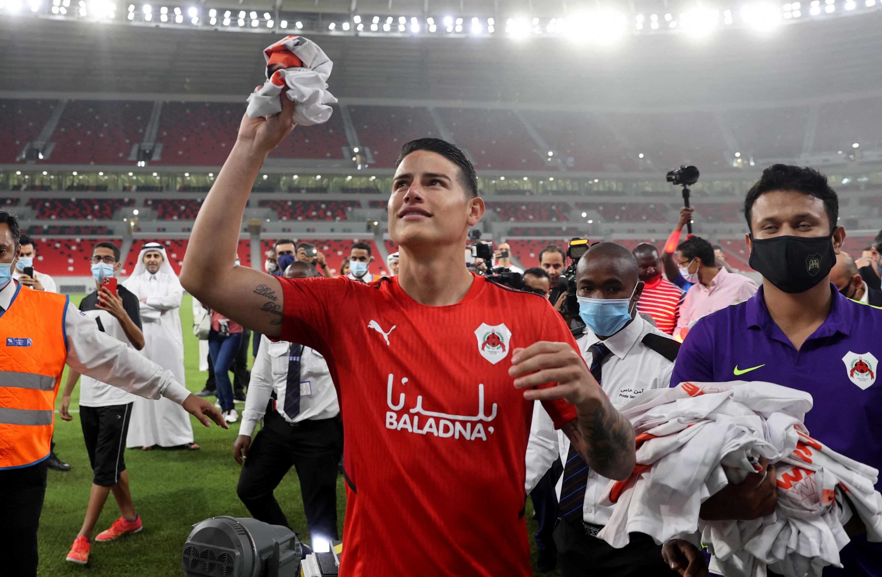 El colombiano no terminó su contrato con el Al-Rayyan.