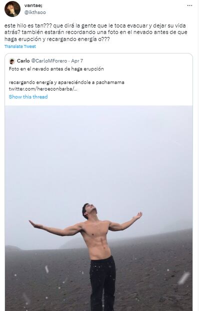 Una de las personas que criticó a los usuarios que hicieron el trend.