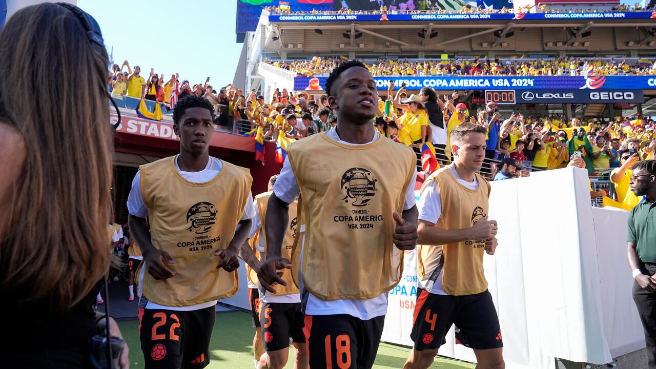 Jugadores de la Selección Colombia.