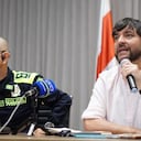 A la izquierda el brigadier general Jorge Urquijo y a la derecha el alcalde Jaime Pumarejo.