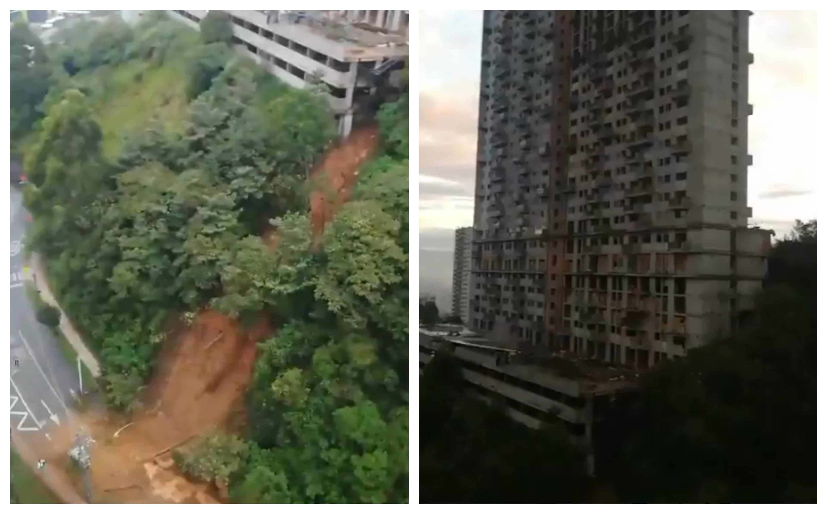 Movimiento en masa en edificio Trrazo en Sabaneta tiene en alerta a sus vecinos.