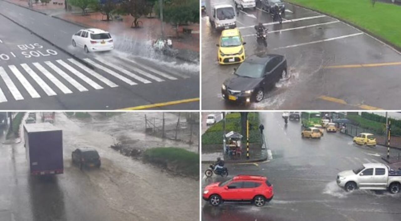 Las lluvias, que comenzaron en la tarde, han provocado encharcamientos en varias arterias viales clave de la ciudad