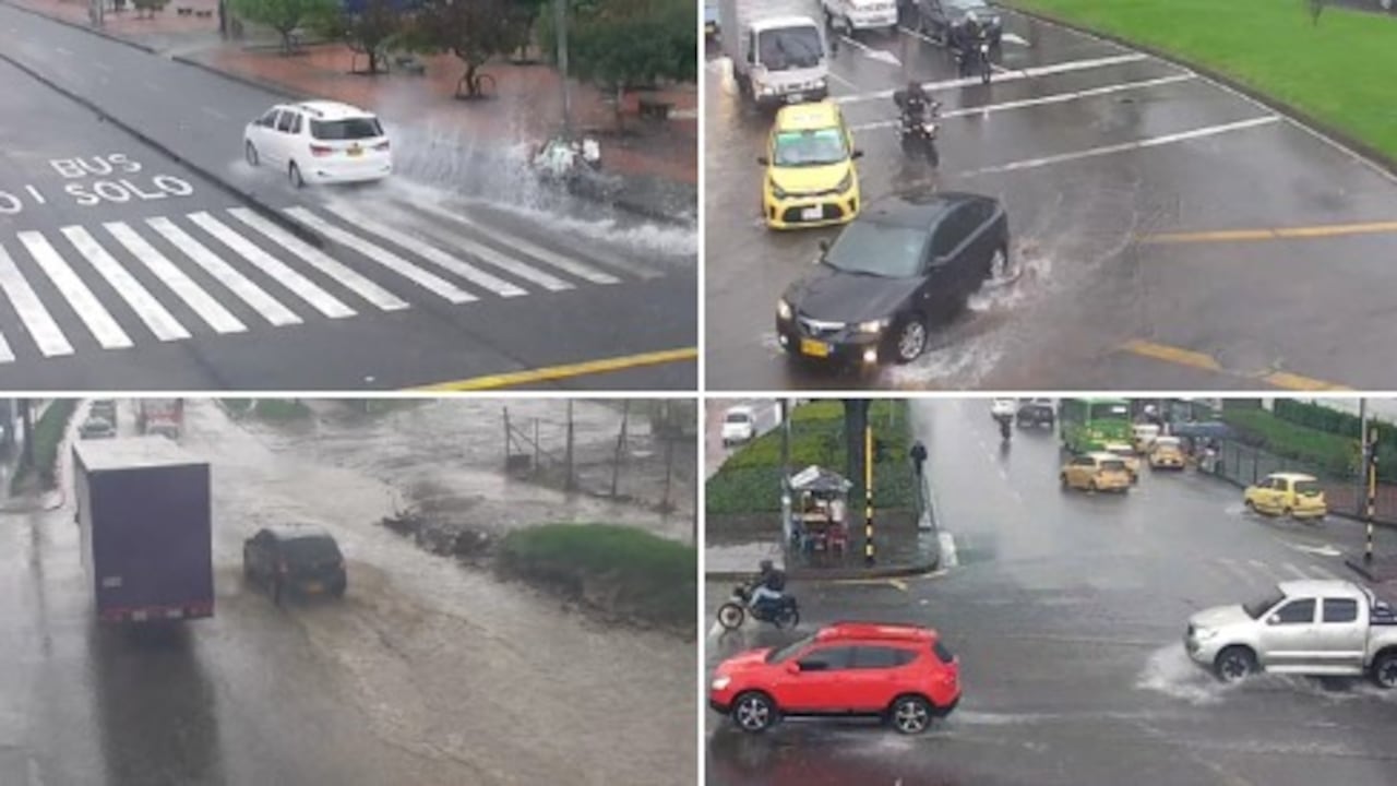 Las lluvias, que comenzaron en la tarde, han provocado encharcamientos en varias arterias viales clave de la ciudad
