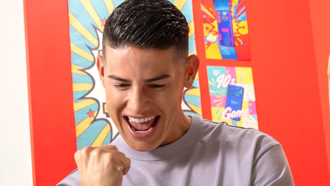 James, embajador de la marca en Colombia