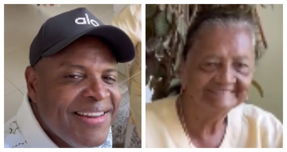 Ómar Geles y su mamá