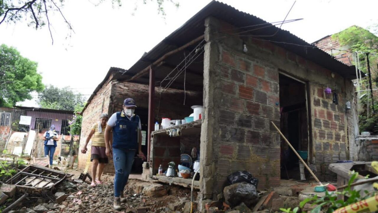 La zona rural de Cúcuta es la que más se ha visto afectada por las lluvias.