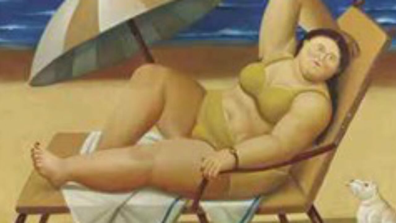 'La bañista' (2005) de Fernando Botero fue la obra vendida por mayor valor: US$845,000.
