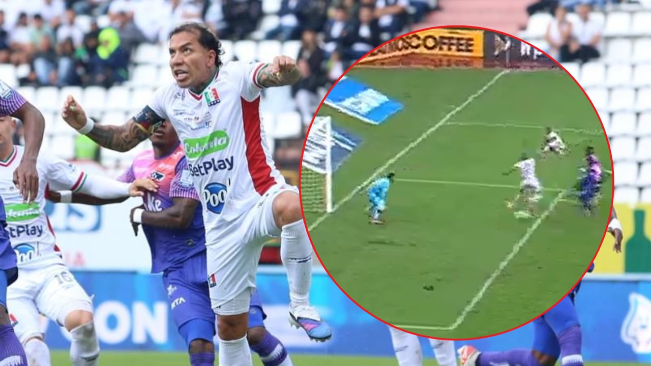 Dayro Moreno marcó una joya de gol con Once Caldas vs. Fortaleza