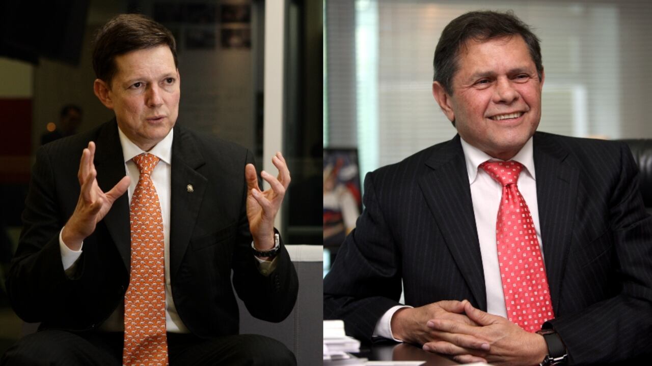 Ministro Wilson Ruiz y el polémico empresario Carlos Mattos