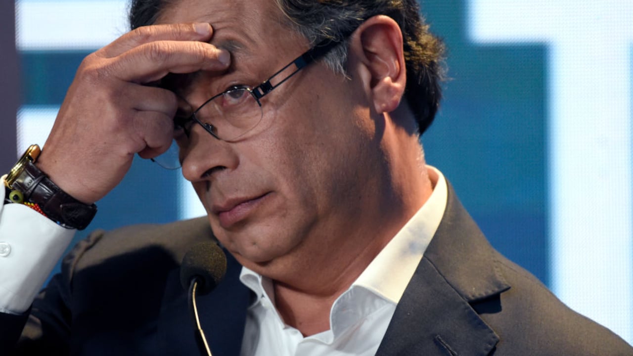 El presidente Gustavo Petro en Bogotá, el 23 de mayo de 2022, cuando era candidato (Photo by Guillermo Legaria Schweizer/Getty Images)