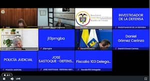 Audiencia del juez José Sastoque.