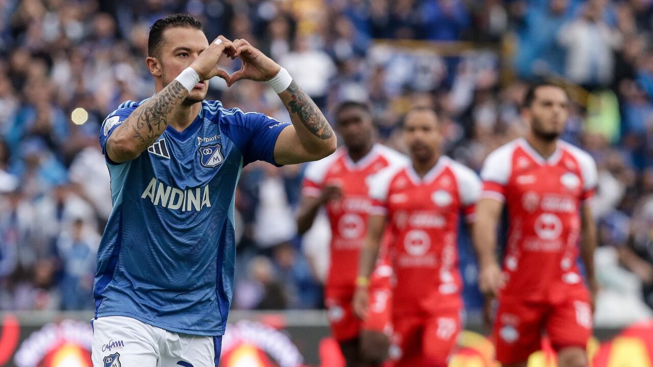 Leonardo Castro llegó a los 50 goles con Millonarios