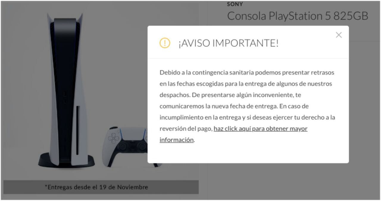 La advertencia de una tienda de cadena oficial por cuenta de la PS5 agotada