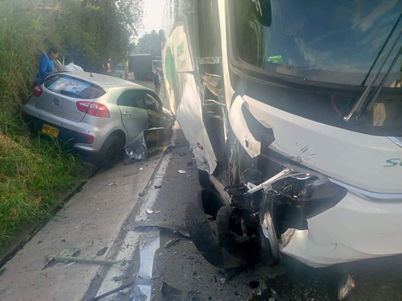 Hasta el momento se desconocen las causas de este siniestro vial.