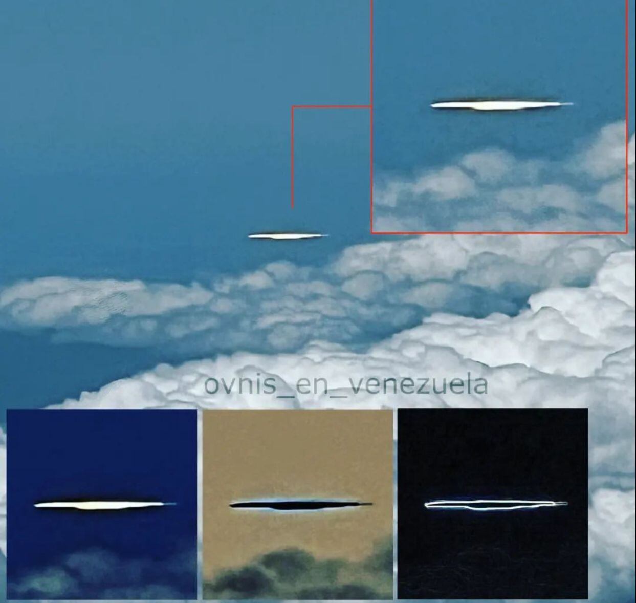 El ovni fue visto en el cielo de España