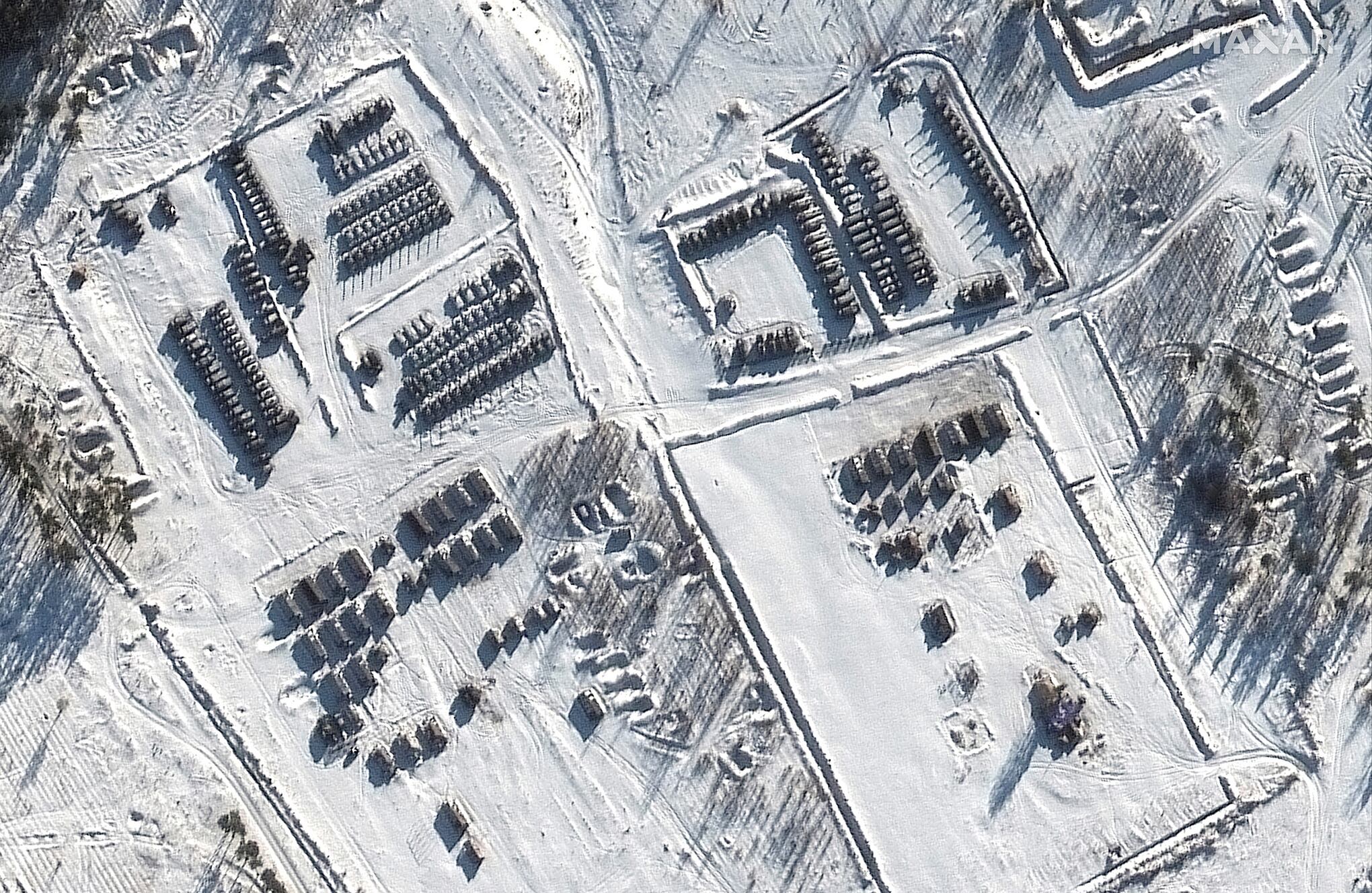 En imágenes : fuerzas rusas cerca de Ucrania