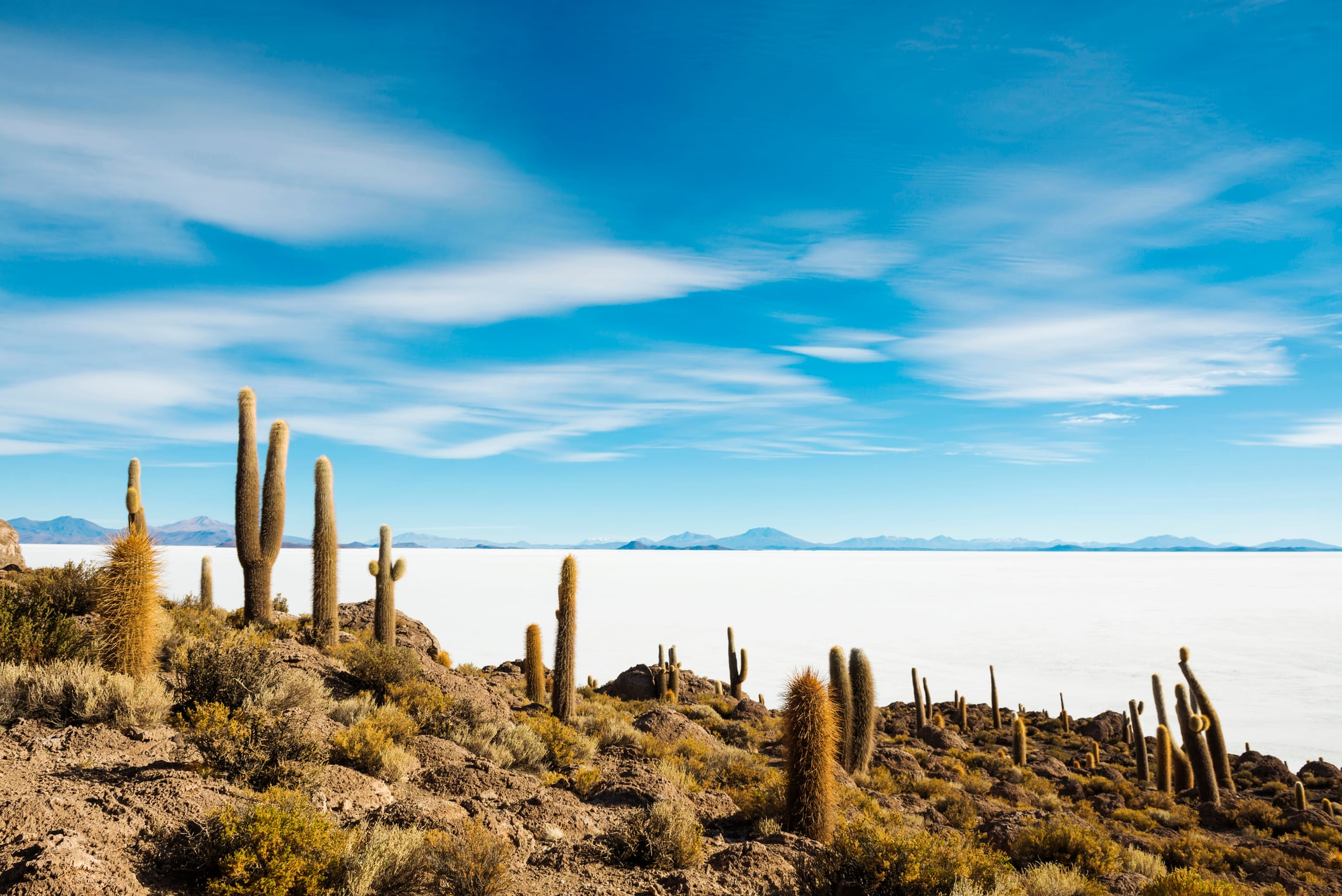 Salar de Uyuni, en Bolivia.