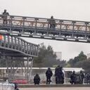 Atención: se agravó el estado de salud del policía del Esmad, al que le cayó una papa bomba en medio de fuertes disturbios en la U. Nacional.