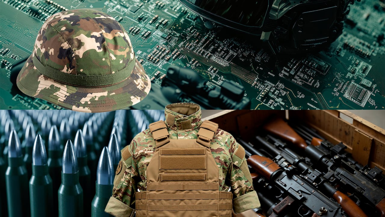 material de guerra vencido y armamento desaparecido del Ejército