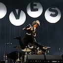 The Hives en el Vive Claro de Bogotá, Febrero 10, 2026. Los suecos abrieron la noche y calentaron la escena para My Chemical Romance. Foto: Esteban Vega La-Rotta