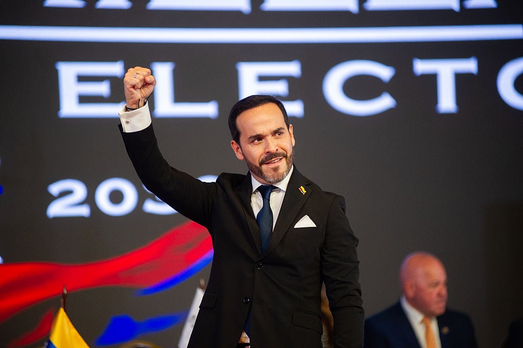 Abelardo De La Espriella, presidente electo de los colombianos, el 25 de junio de 2026, en Bogotá