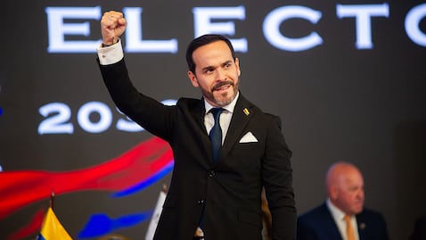 Abelardo De La Espriella, presidente electo de los colombianos, el 25 de junio de 2026, en Bogotá