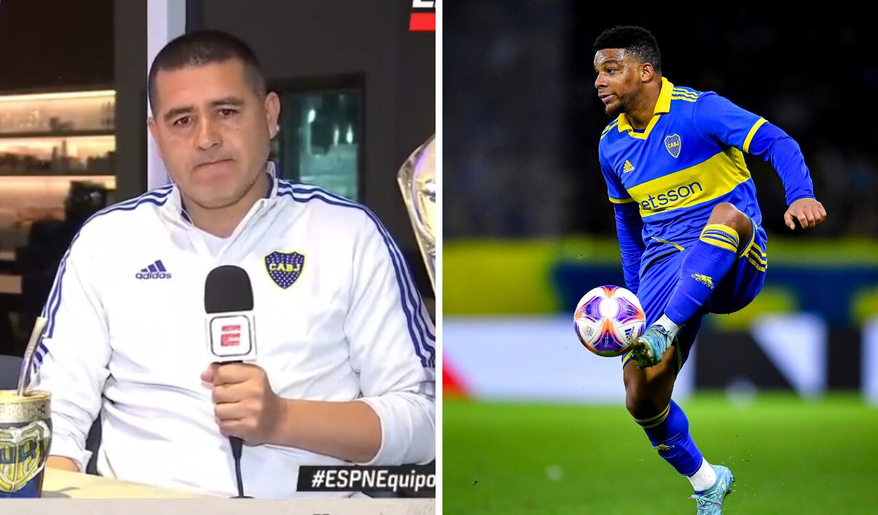 Juan Román Riquelme muestra su admiración por Frank Fabra