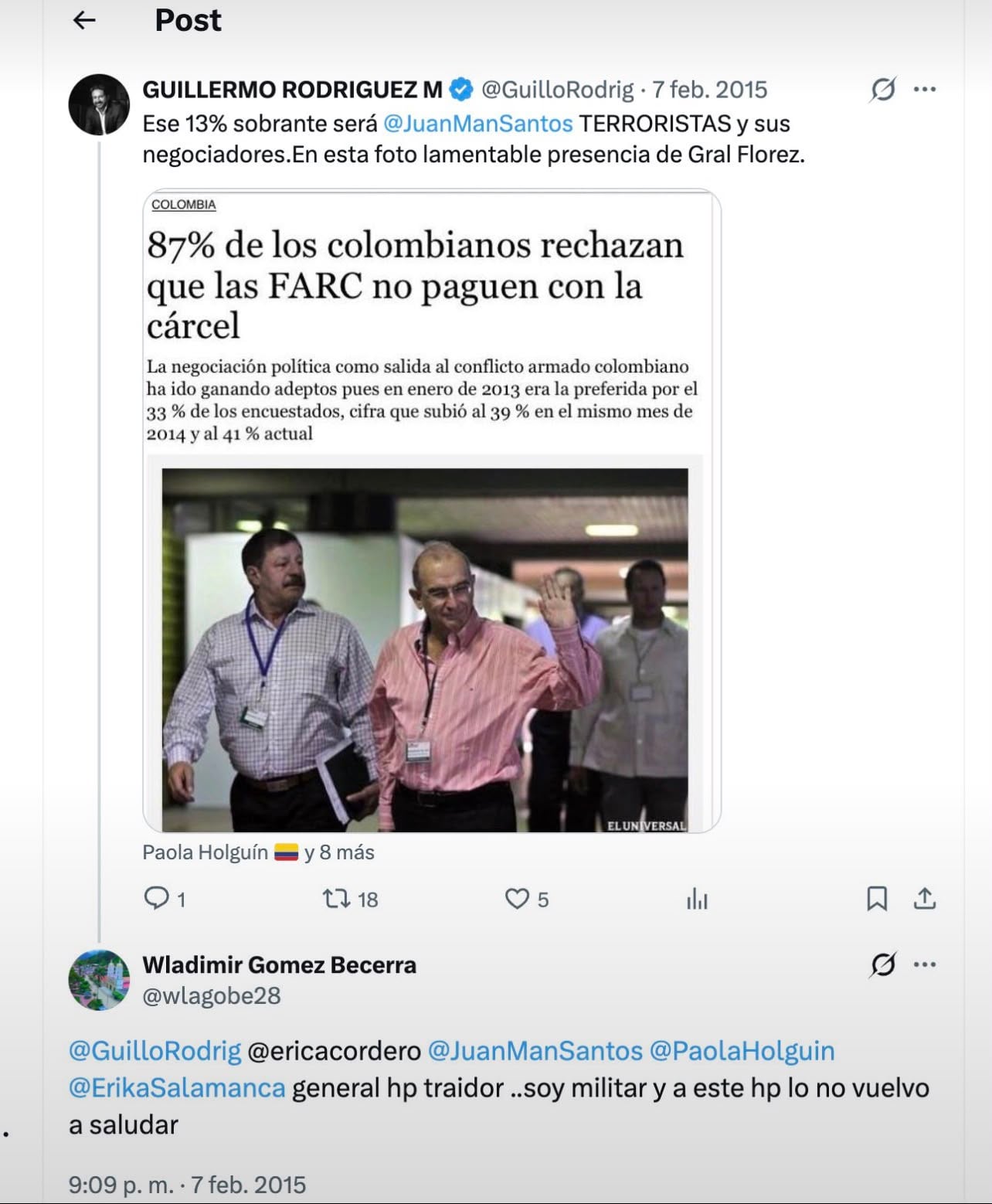 Polémica respuesta del mayor (r) Wladimir Gómez, candidato a secretario de la Comisión Segunda del Senado.