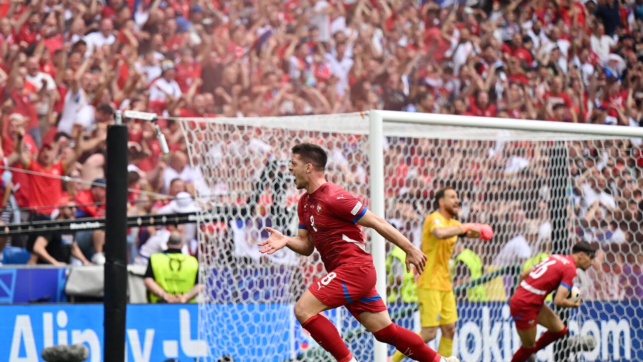 Luka Jovic, héroe de la tarde en el Allianz Arena