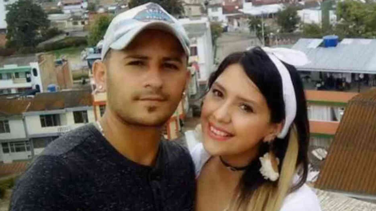 Richard Cardona y Charlotte Cobos, su esposa asesinada