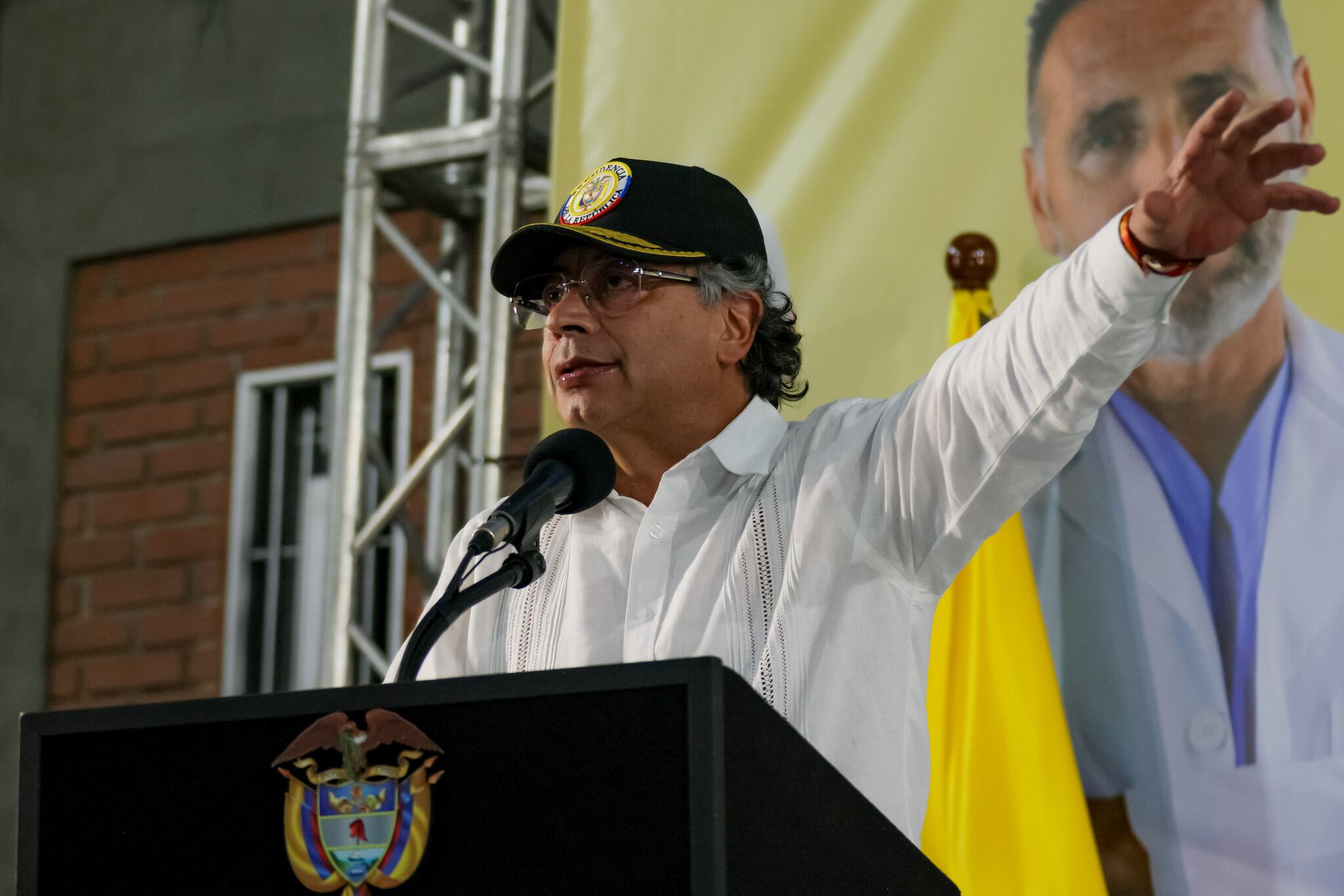 Gustavo Petro, presidente de Colombia, en Los Patios (Norte de Santander)