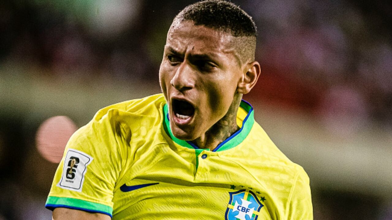 Richarlison, de la selección de Brasil