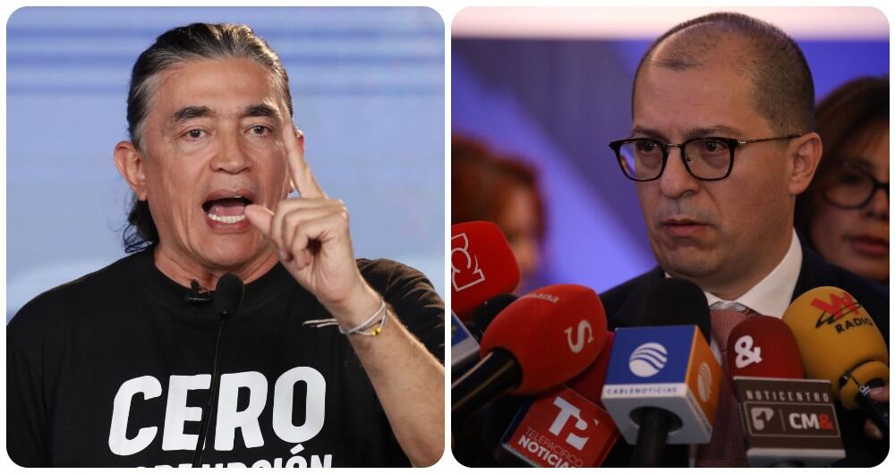 Gustavo Bolívar y Francisco Barbosa.