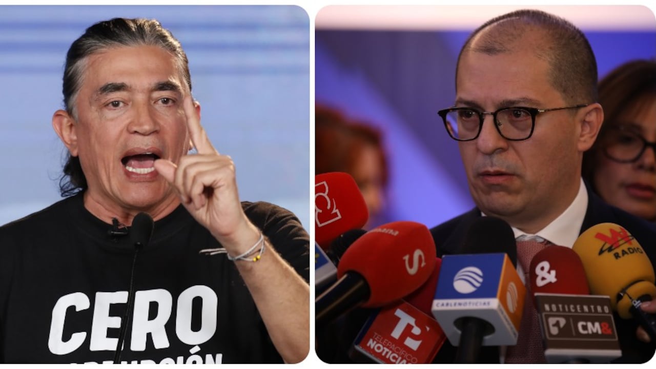 Gustavo Bolívar y Francisco Barbosa.