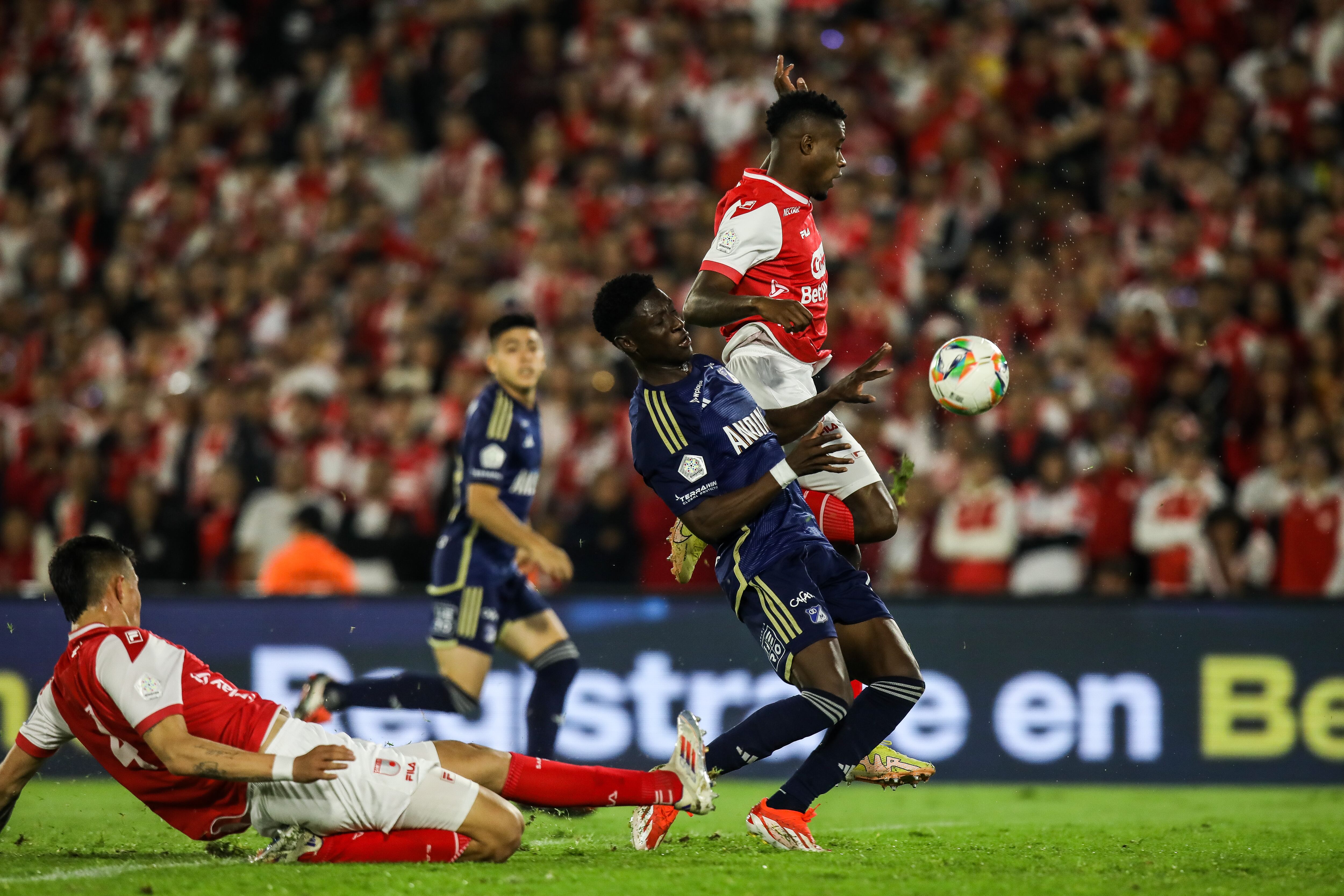 Partido Liga Betplay Millonarios vs Independiente Santa Fe