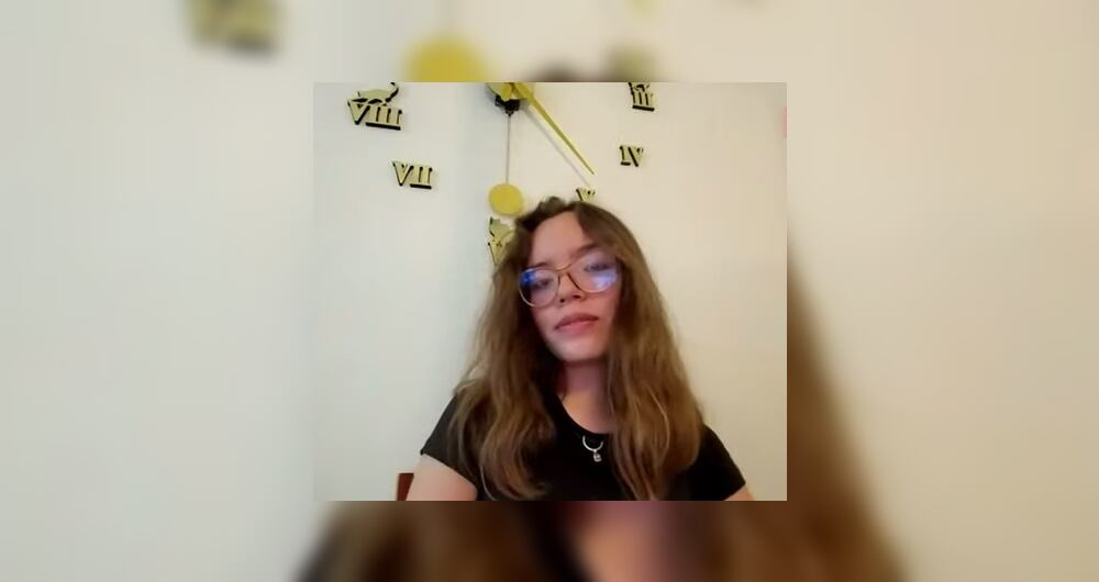 Jerome Sanabria, la joven que criticó las reformas del presidente Gustavo Petro