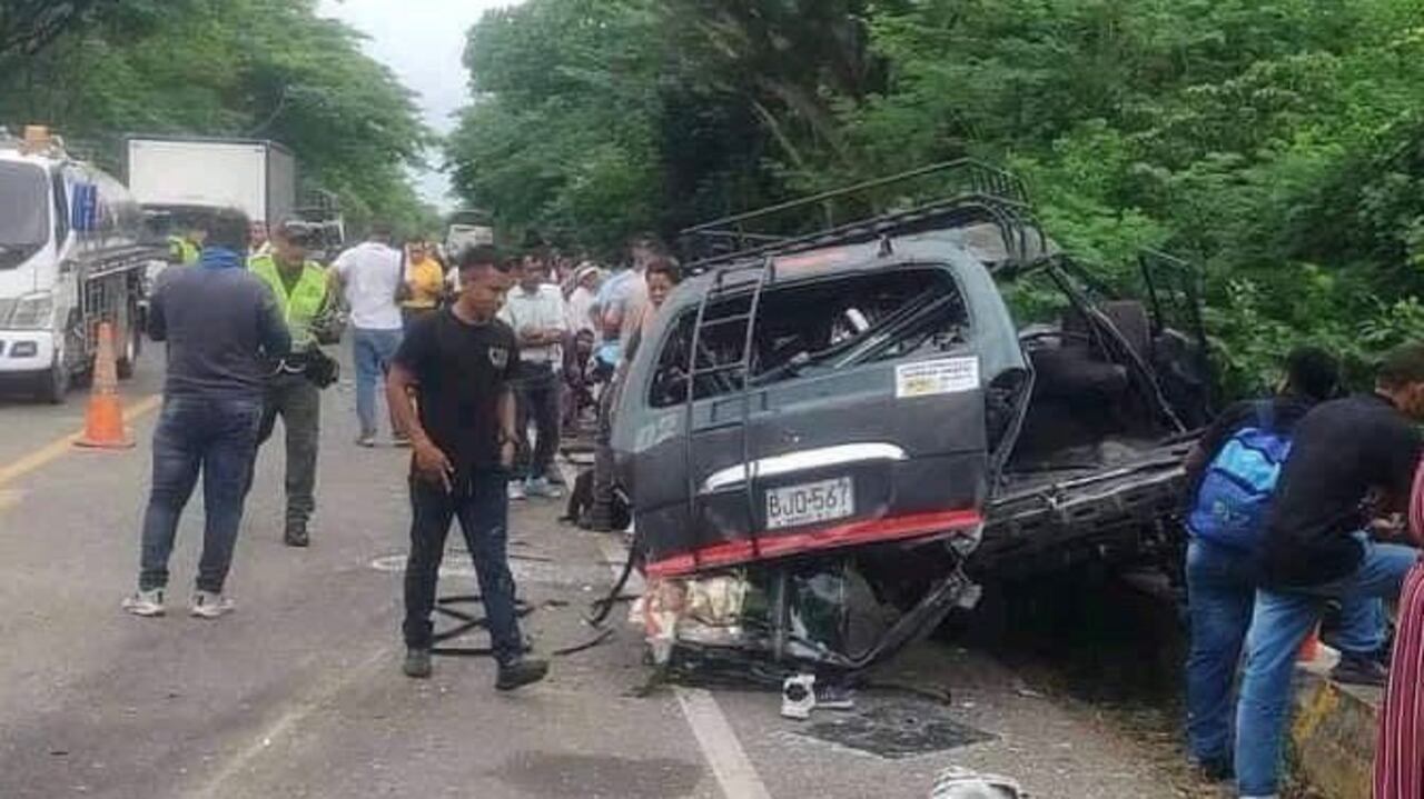 Accidente en La Guajira.