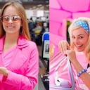 El aeropuerto hizo viral el video inspirado en la próxima película de 'Barbie'. Fotos: Captura de pantalla Instagram @bogeldorado y Warner Bros.