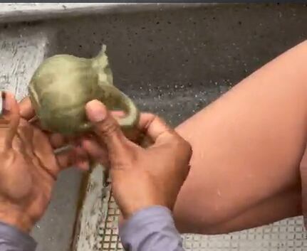 El supuesto tesoro fue encontrado en la finca La Manuela