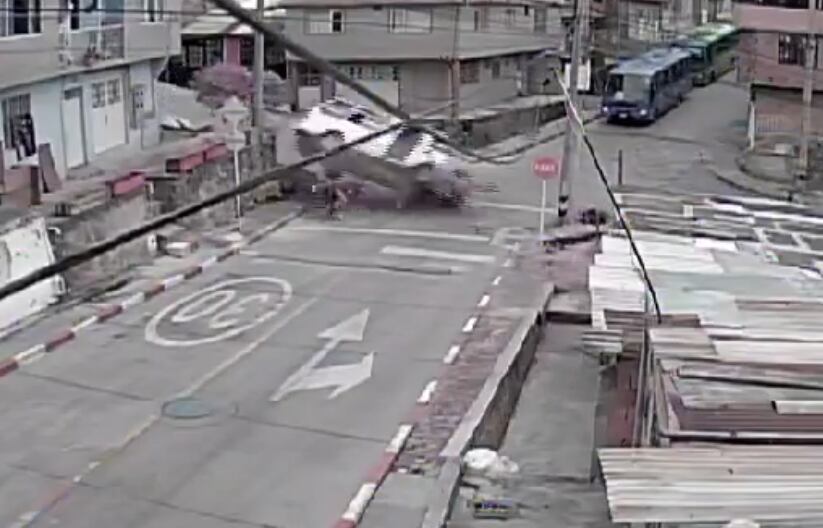 El accidente ocurrió en el barrio Perdomo de Ciudad Bolívar.