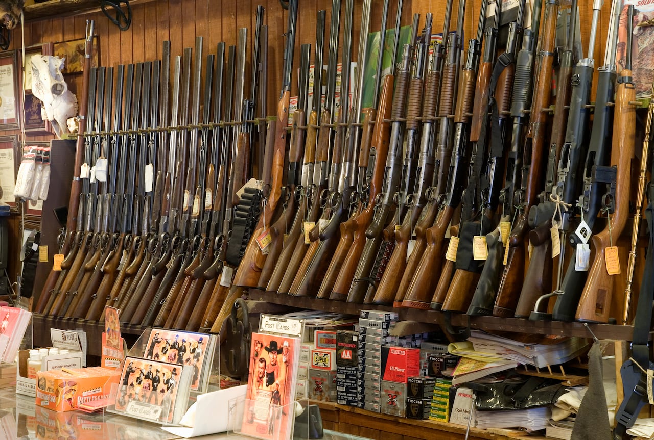 Tienda de armas en Estados Unidos