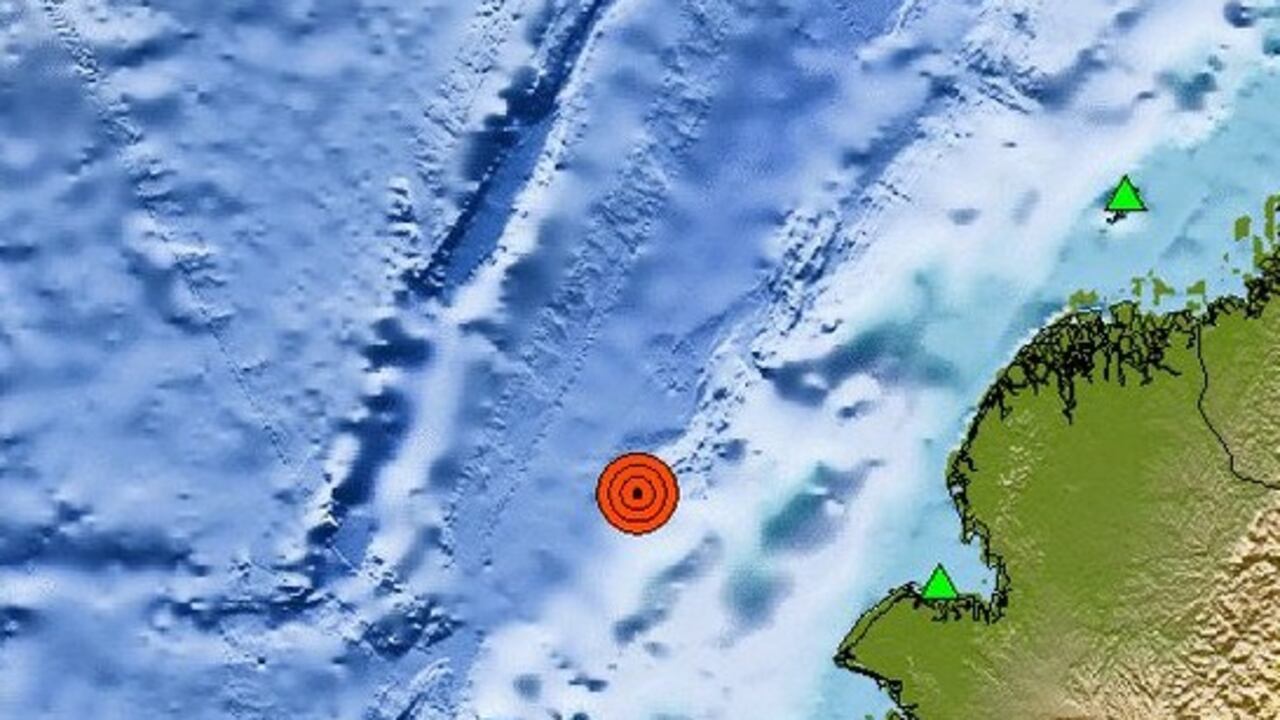 El temblor fue percibido con cierta intensidad en algunas zonas de la región costera.