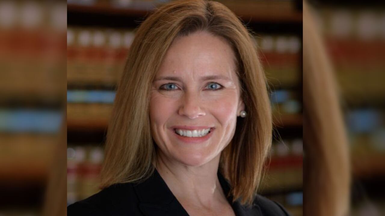 Trump nominará a Amy Coney Barrett a la Corte Suprema. Foto: AFP